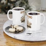 Between the Books & Bams Mug | Book Club Mahjong Ceramic Mug