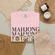 Mahjong Stacked Tiles Shirt | Joker Magnolia Dragon Comfort Colors Tee