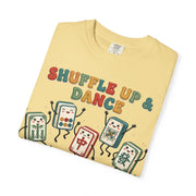 Shuffle Up & Dance Mahjong Shirt | Cute Dancing Tiles Comfort Colors Tee