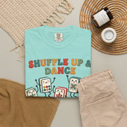 Shuffle Up & Dance Mahjong Shirt | Cute Dancing Tiles Comfort Colors Tee