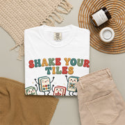 Shake Your Tiles Mahjong Shirt | Funny Dancing Tiles Comfort Colors Tee