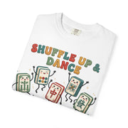 Shuffle Up & Dance Mahjong Shirt | Cute Dancing Tiles Comfort Colors Tee