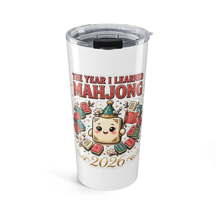The Year I Learned Mahjong Tumbler, Mahjong gift from Darlin' Let's Mahj
