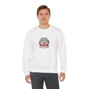 Merry Mahj Christmas Sweatshirt | Pink Bow & Magnolia Gildan Crewneck