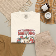 The Year I Learned Mahjong Shirt | 2026 New Player Gift Comfort Colors Tee