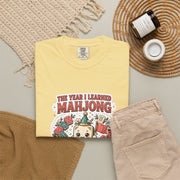 The Year I Learned Mahjong Shirt | 2026 New Player Gift Comfort Colors Tee