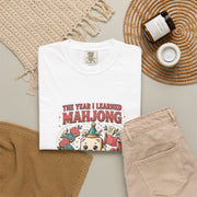 The Year I Learned Mahjong Shirt | 2026 New Player Gift Comfort Colors Tee