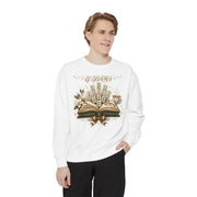 Between the Books & Bams Sweatshirt | Book Club Mahjong Comfort Colors Crewneck