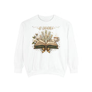 Between the Books & Bams Sweatshirt | Book Club Mahjong Comfort Colors Crewneck