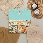 Mid Century Modern Mahjong Shirt | Palm Springs Retro Tiles Comfort Colors Tee