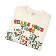 Shake Your Tiles Mahjong Shirt | Funny Dancing Tiles Comfort Colors Tee