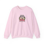 Merry Mahj Christmas Sweatshirt | Pink Bow & Magnolia Gildan Crewneck