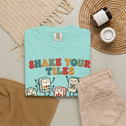 Shake Your Tiles Mahjong Shirt | Funny Dancing Tiles Comfort Colors Tee