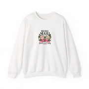 Merry Mahj Christmas Sweatshirt | Pink Bow & Magnolia Gildan Crewneck