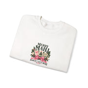 Merry Mahj Christmas Sweatshirt | Pink Bow & Magnolia Gildan Crewneck