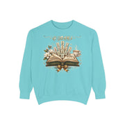 Between the Books & Bams Sweatshirt | Book Club Mahjong Comfort Colors Crewneck