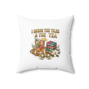 I Bring the Tiles & the Tea Pillow | Southern Mahjong Hostess Throw Pillow