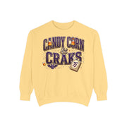 Candy Corn and Craks Sweatshirt in Butter, Mahjong gift from Darlin' Let's Mahj