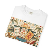 Mid Century Modern Mahjong Shirt | Palm Springs Retro Tiles Comfort Colors Tee