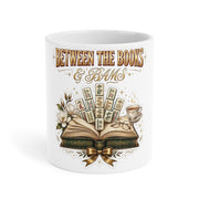 Between the Books & Bams Mug | Book Club Mahjong Ceramic Mug