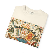 Mid Century Modern Mahjong Shirt | Palm Springs Retro Tiles Comfort Colors Tee