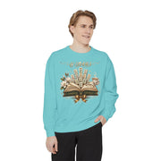 Between the Books & Bams Sweatshirt | Book Club Mahjong Comfort Colors Crewneck