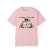 Mahjong and Mistletoe Shirt in Blossom, Mahjong gift from Darlin' Let's Mahj