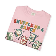 Shuffle Up & Dance Mahjong Shirt | Cute Dancing Tiles Comfort Colors Tee