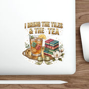 I Bring the Tiles & the Tea Sticker | Southern Mahjong Hostess Die-Cut Sticker