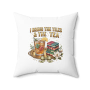 I Bring the Tiles & the Tea Pillow | Southern Mahjong Hostess Throw Pillow