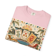 Mid Century Modern Mahjong Shirt | Palm Springs Retro Tiles Comfort Colors Tee