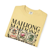 Mahjong Stacked Tiles Shirt | Joker Magnolia Dragon Comfort Colors Tee
