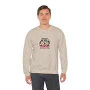 Merry Mahj Christmas Sweatshirt | Pink Bow & Magnolia Gildan Crewneck