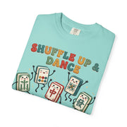 Shuffle Up & Dance Mahjong Shirt | Cute Dancing Tiles Comfort Colors Tee