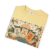 Mid Century Modern Mahjong Shirt | Palm Springs Retro Tiles Comfort Colors Tee