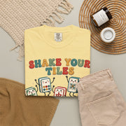 Shake Your Tiles Mahjong Shirt | Funny Dancing Tiles Comfort Colors Tee