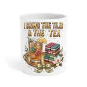 I Bring the Tiles & the Tea Mug | Southern Mahjong Hostess Gift Ceramic Mug