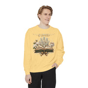 Between the Books & Bams Sweatshirt | Book Club Mahjong Comfort Colors Crewneck