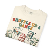 Shuffle Up & Dance Mahjong Shirt | Cute Dancing Tiles Comfort Colors Tee