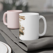 Between the Books & Bams Mug | Book Club Mahjong Ceramic Mug