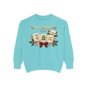 Merry Mahjong Y'all Sweatshirt in Chalky Mint, Mahjong gift from Darlin' Let's Mahj
