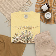 Between the Books & Bams Shirt | Book Club Mahjong Comfort Colors Tee