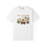 Merry Mahjong Y'all Shirt in White, Mahjong gift from Darlin' Let's Mahj