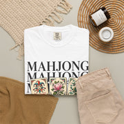 Mahjong Stacked Tiles Shirt | Joker Magnolia Dragon Comfort Colors Tee