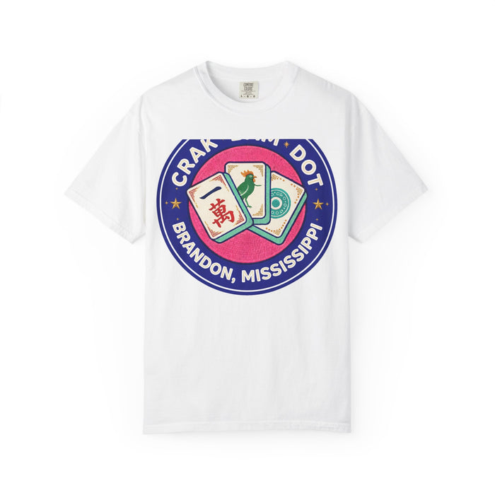 Brandon Mississippi Mahjong Club Badge Shirt | Crak Bam Dot Tee