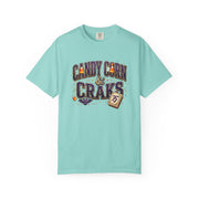 Candy Corn and Craks Shirt in Chalky Mint, Mahjong gift from Darlin' Let's Mahj