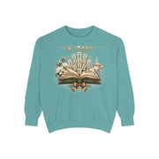 Between the Books & Bams Sweatshirt | Book Club Mahjong Comfort Colors Crewneck