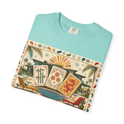 Mid Century Modern Mahjong Shirt | Palm Springs Retro Tiles Comfort Colors Tee