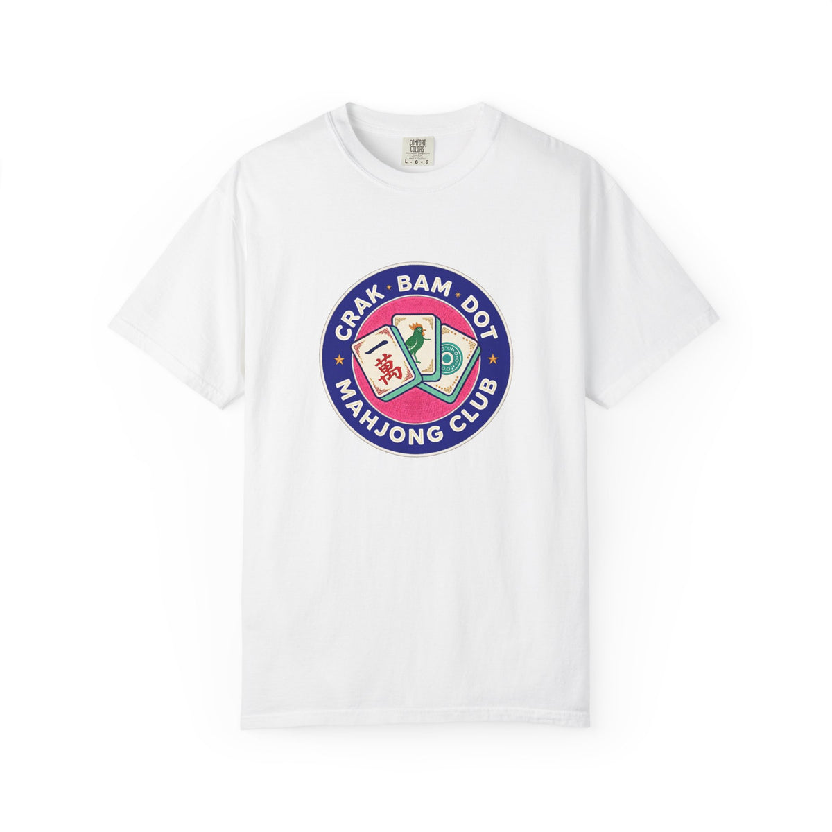 Crak Bam Dot Mahjong Club Badge Shirt | Personalized City or Club Name Tee