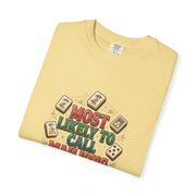 Most Likely to Call Mahjong Shirt | Funny Matching Group Comfort Colors Tee